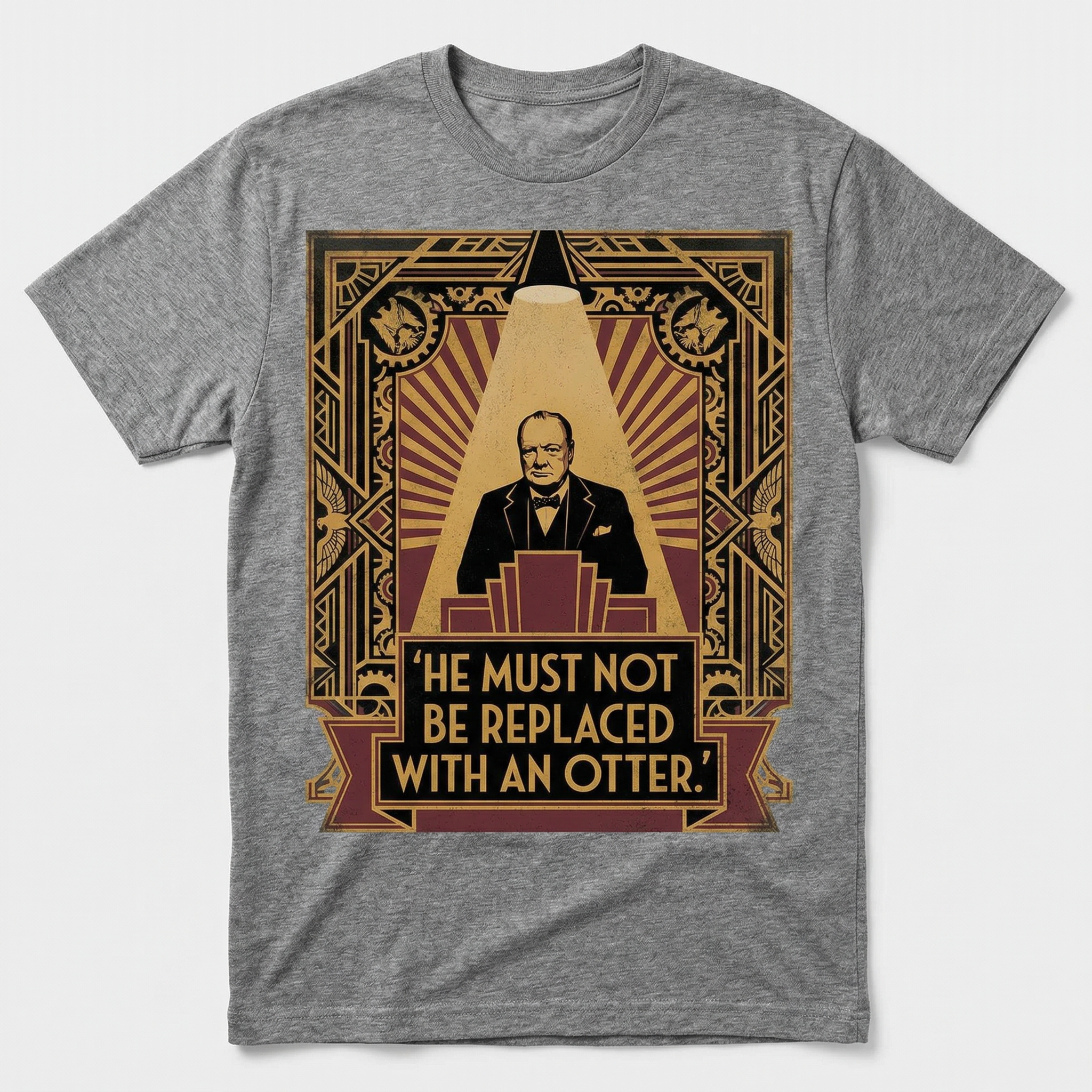 DECO PODIUM shirt shown flat for purchase