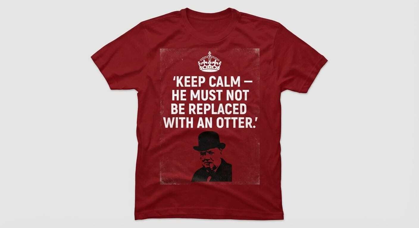 KEEP CALM OTTER artwork detail