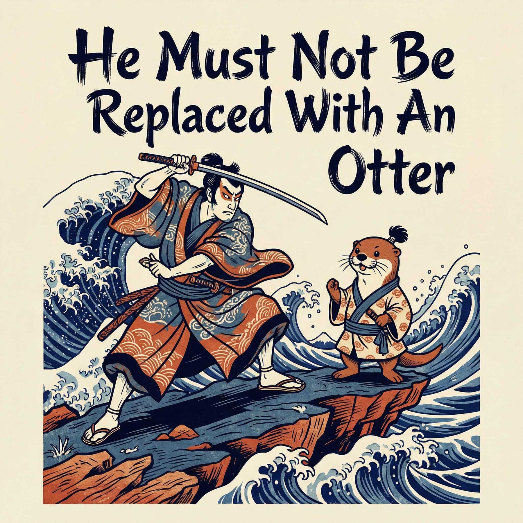 OTTER UKIYO STANDOFF artwork detail